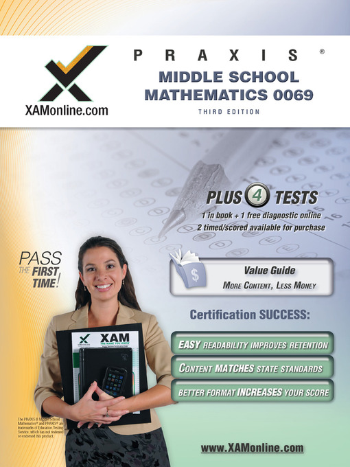 Title details for PRAXIS II Middle School Mathematics 0069 by Sharon Wynne - Available